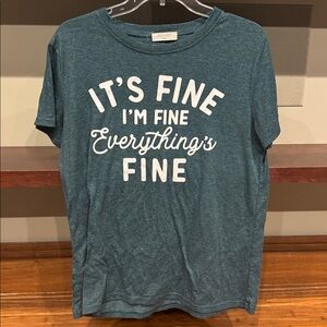 Teal Graphic T-Shirt